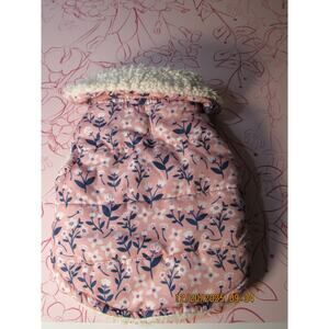 Reversible xs pink flower print jacket